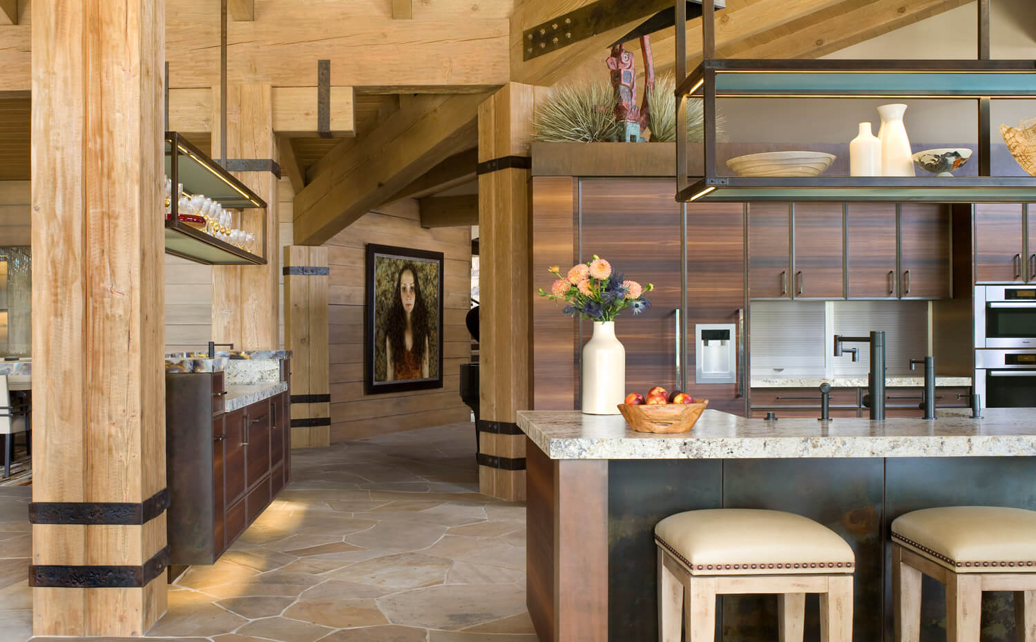 exquisite kitchen design hiding clutter